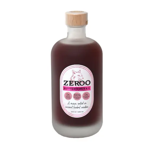 [A6460] Zero,o Bitter & Berry -alcoholvrije mixer - 0% vol. 500 ml.