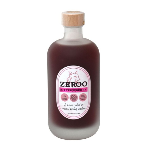 [A6460] Zero,o Bitter & Berry -alcoholvrije mixer - 0% vol. 500 ml.