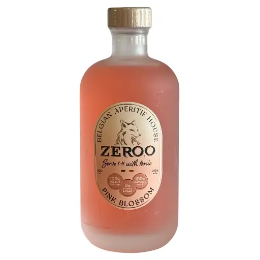 [A6461] ZERO,O Pink Blossom -alcoholvrije drank - 0% - 500ml.